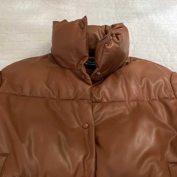 Bagatelle NYC women’s brown faux leather jacket - Picture 4 of 9